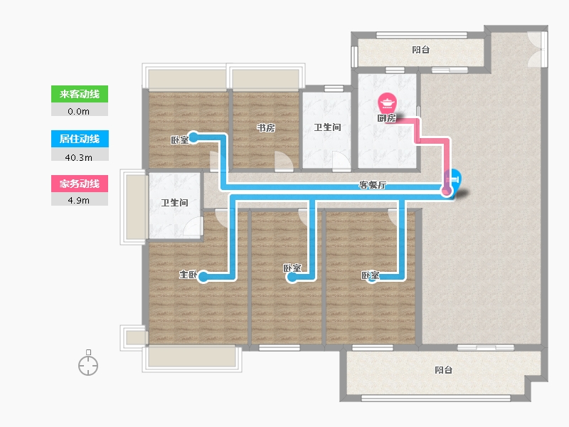 湖北省-黄石市-宏维半岛-169.33-户型库-动静线