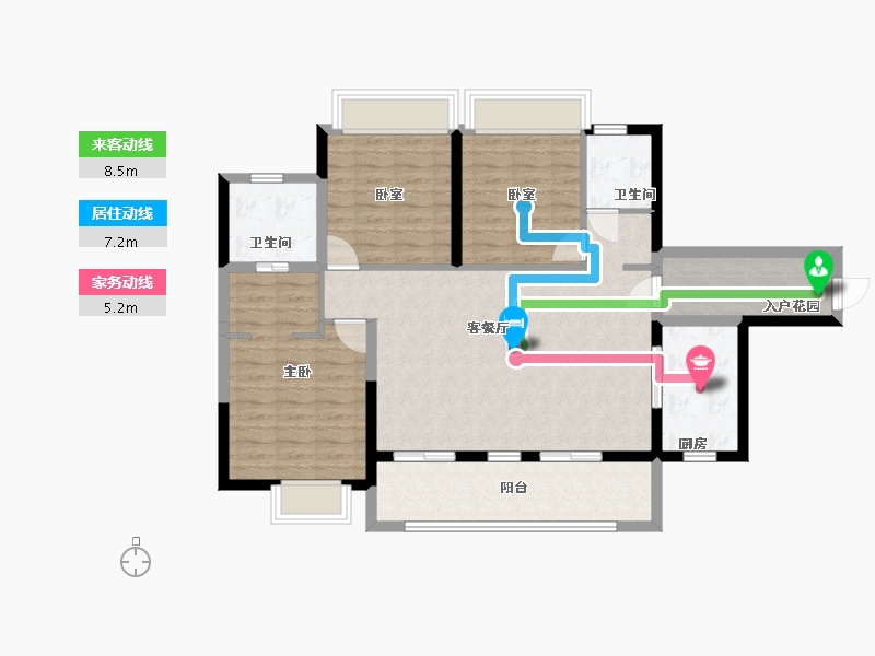 四川省-广安市-深广仁恒公园四季-100.00-户型库-动静线