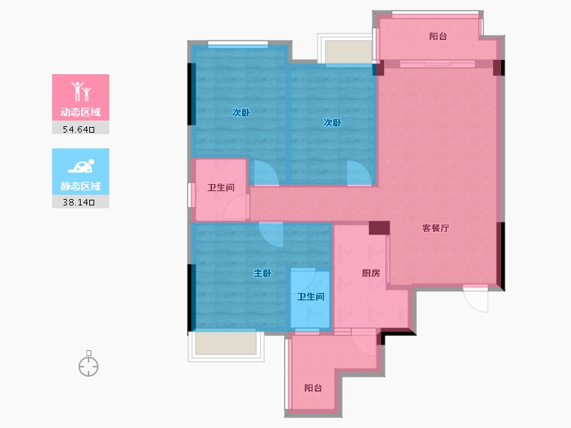 广西壮族自治区-柳州市-金悦府-94.00-户型库-动静分区