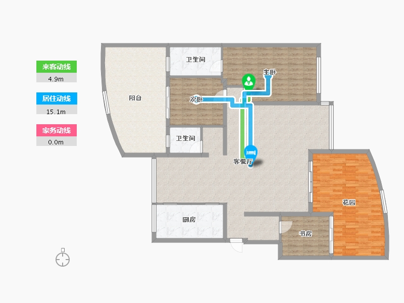 四川省-泸州市-世纪玺悦-168.00-户型库-动静线