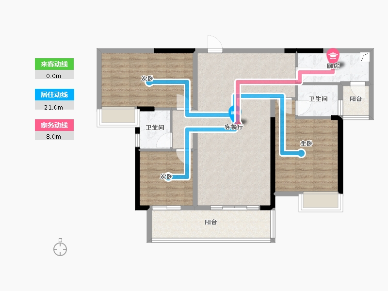 广东省-韶关市-江玥名门-98.31-户型库-动静线