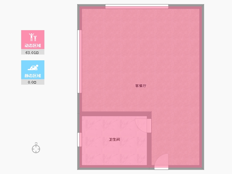 北京-北京市-厂甸11号院-58.00-户型库-动静分区