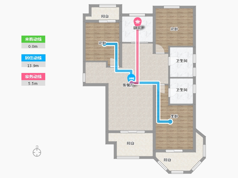 河北省-邢台市-麒麟郡+-120.00-户型库-动静线