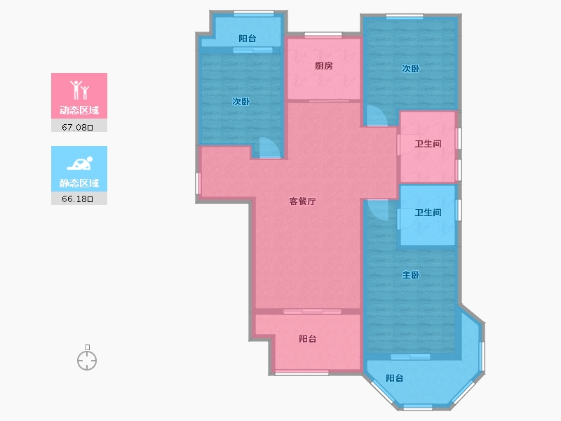 河北省-邢台市-麒麟郡+-120.00-户型库-动静分区