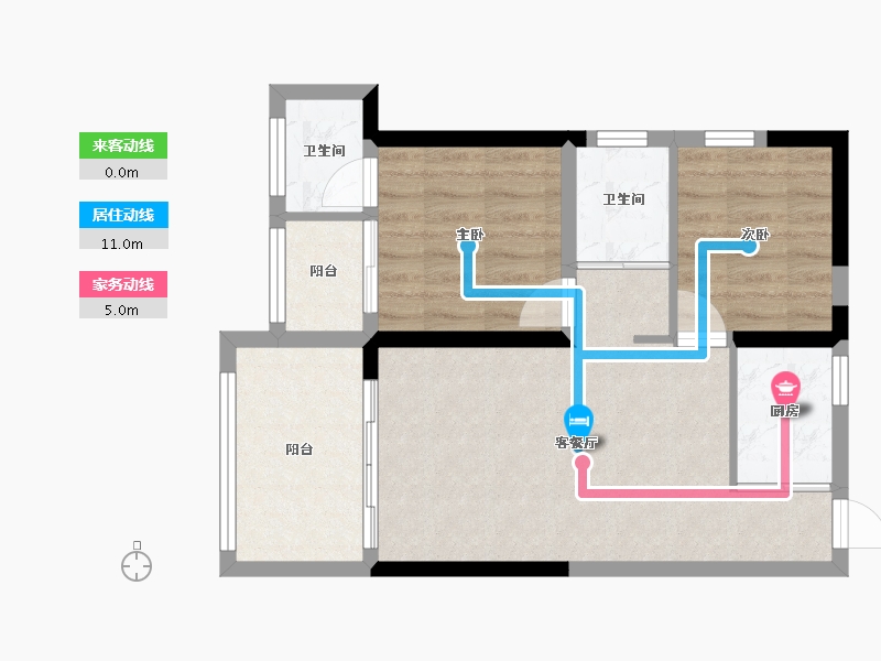 湖北省-十堰市-震洋贵府-67.00-户型库-动静线