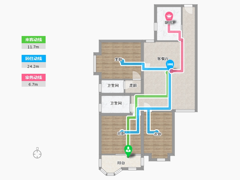 福建省-厦门市-前埔南小区-111.00-户型库-动静线