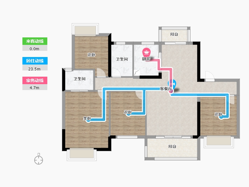 江西省-九江市-金铭府-113.43-户型库-动静线