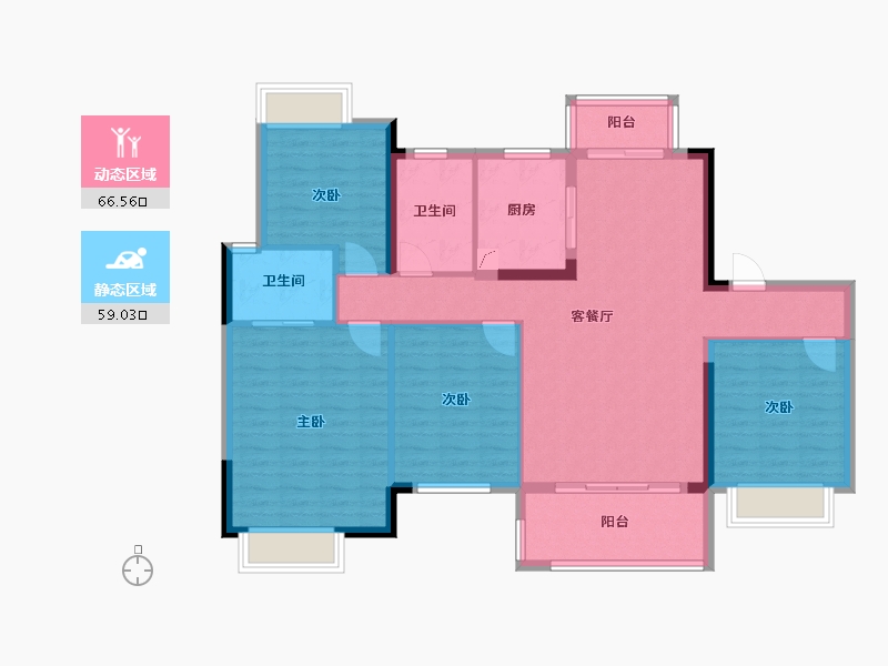 江西省-九江市-金铭府-113.43-户型库-动静分区