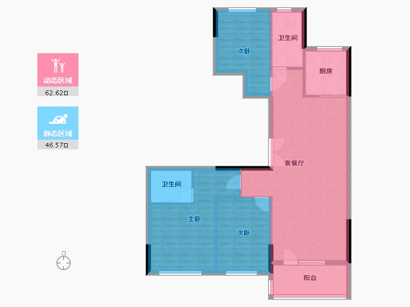 吉林省-四平市-九州一品-120.00-户型库-动静分区