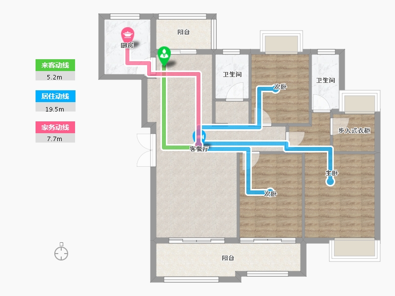 福建省-南平市-光明御景华府-97.81-户型库-动静线