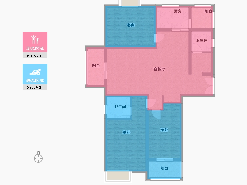 河南省-商丘市-育新苑-101.44-户型库-动静分区