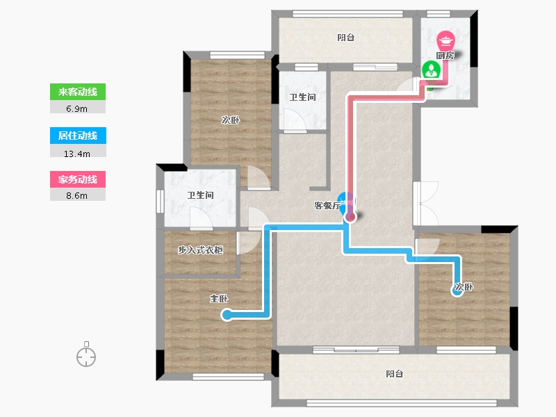 河南省-郑州市-招商公园１８７２-127.80-户型库-动静线