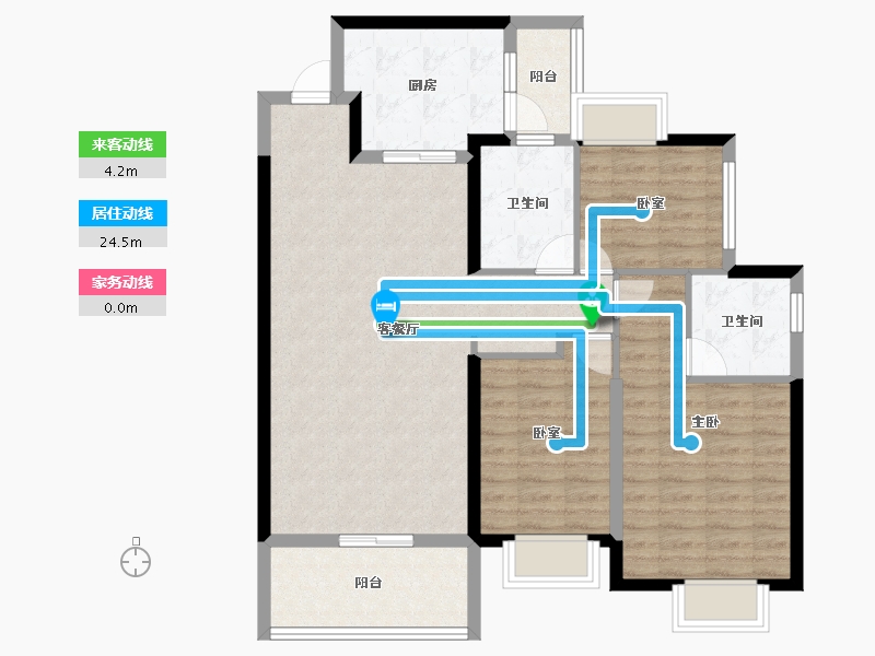 广东省-阳江市-恒大悦龙府-100.00-户型库-动静线