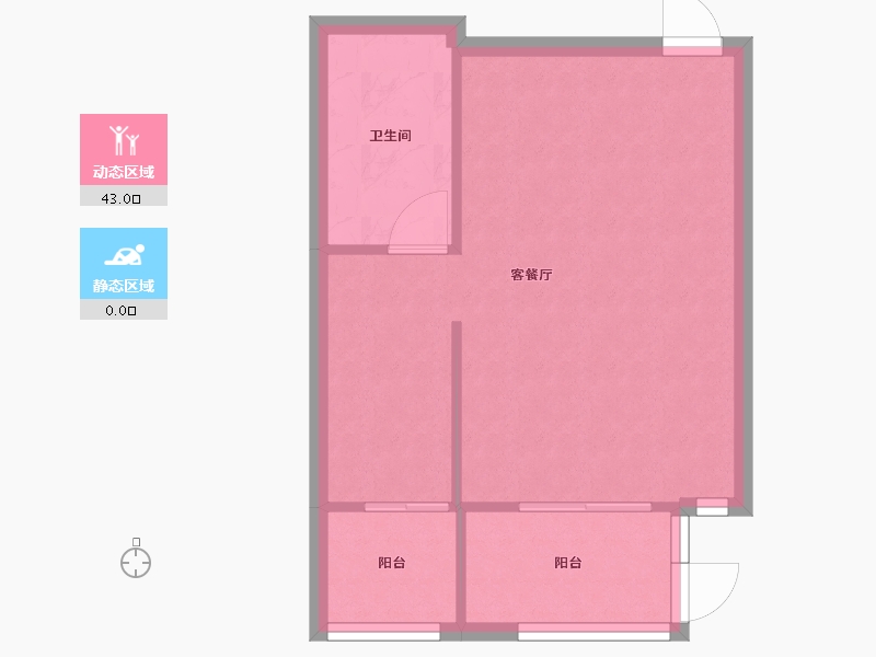 天津-天津市-春和仁居-37.40-户型库-动静分区