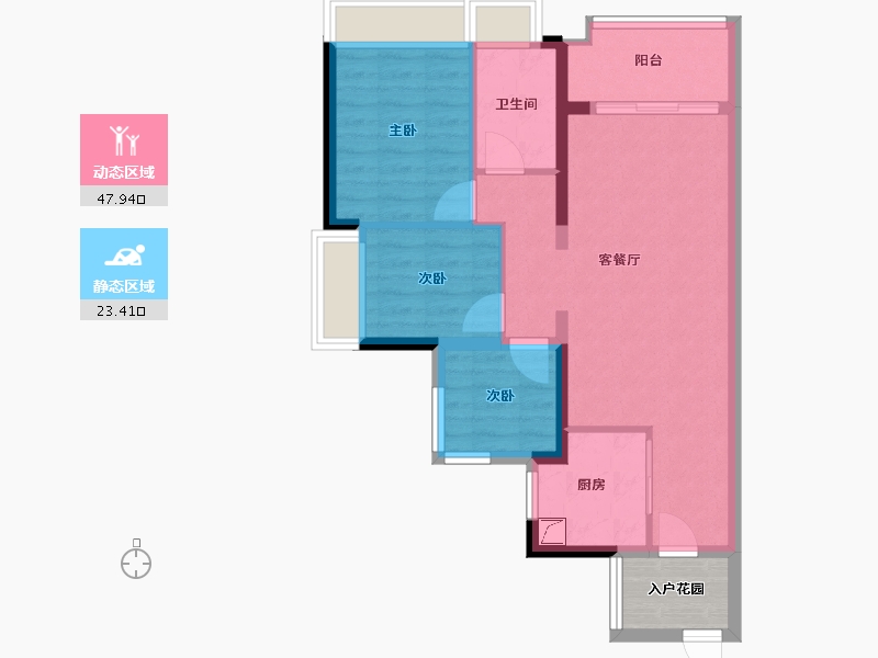 广东省-广州市-保利-100.00-户型库-动静分区