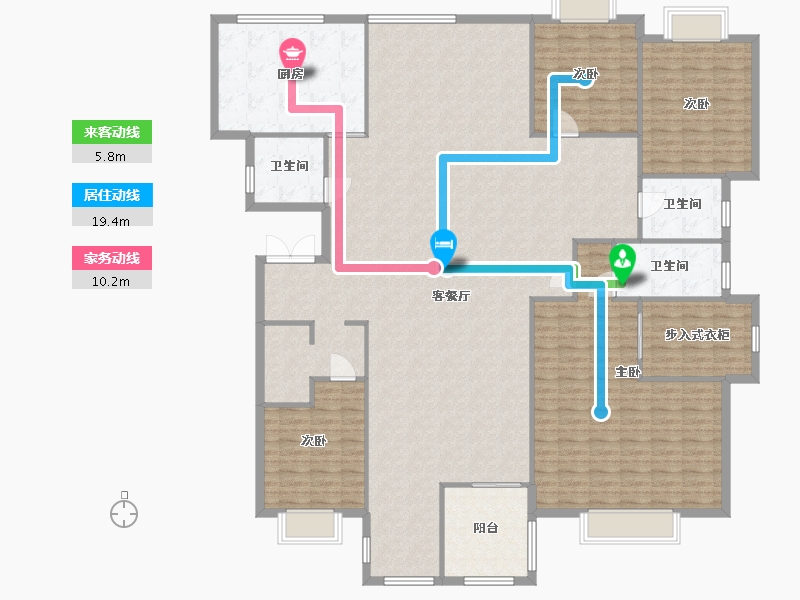 广东省-中山市-阳光美加-二期-219.00-户型库-动静线