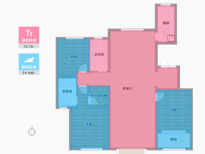 河北省-保定市-上拓幸福里-112.00-户型库-动静分区