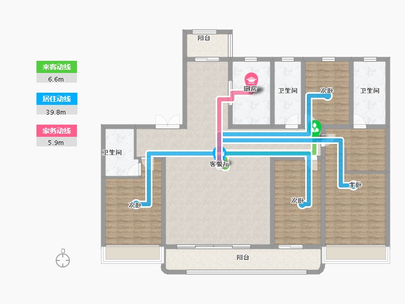 山东省-青岛市-瑞源名嘉荷府-159.25-户型库-动静线