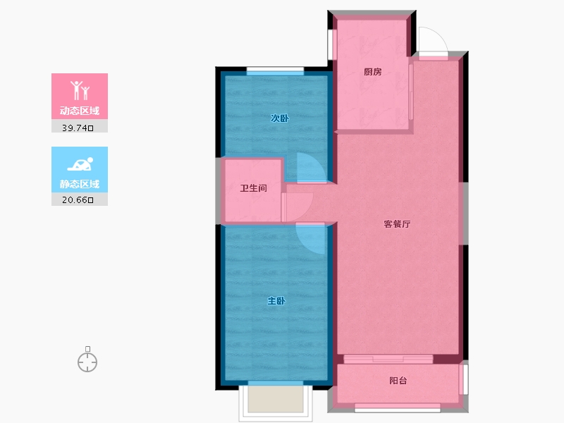 山西省-临汾市-未来城-73.00-户型库-动静分区