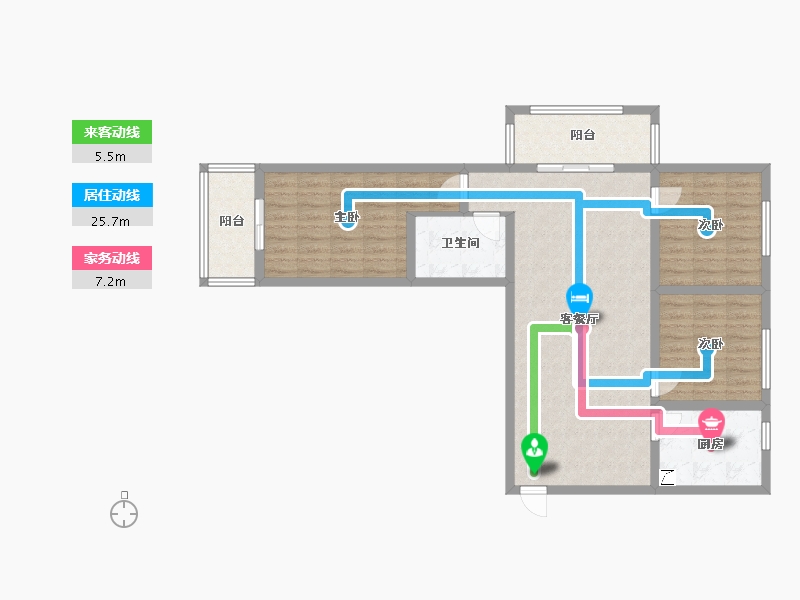 河北省-邢台市-三奕润城-96.00-户型库-动静线