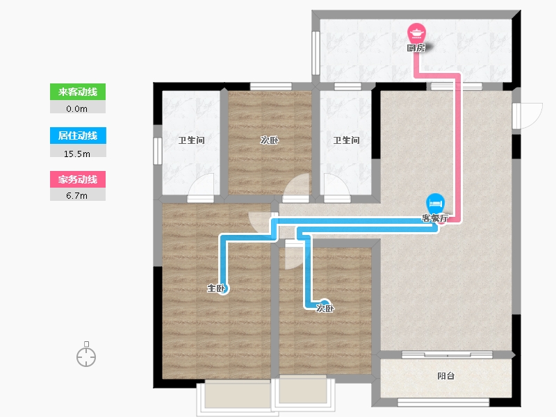 陕西省-安康市-城投中城广场-23.04-户型库-动静线