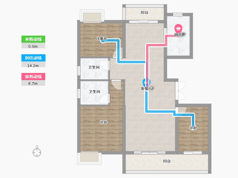 湖北省-宜昌市-联投玖玺台-100.51-户型库-动静线