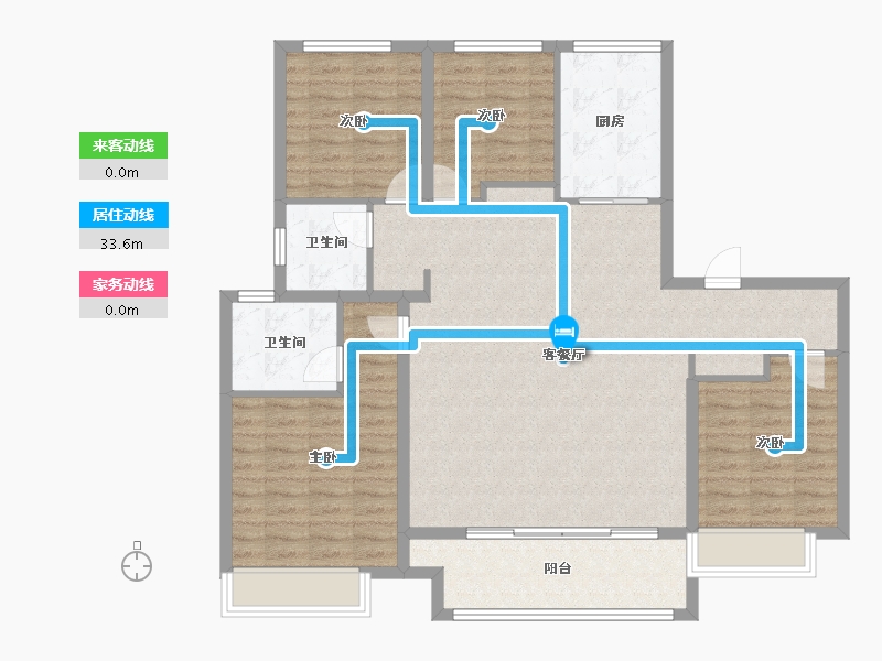 江苏省-徐州市-淮海未来城-116.45-户型库-动静线