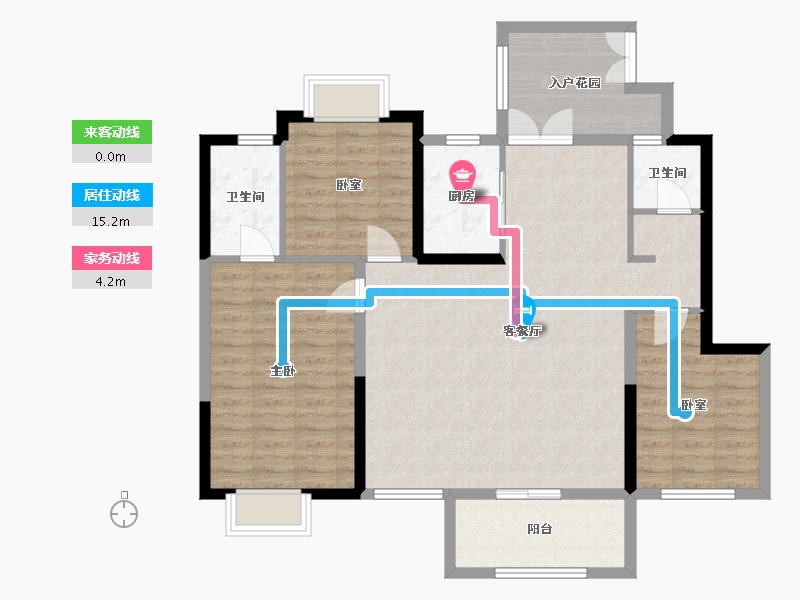 云南省-玉溪市-元江悦府-104.75-户型库-动静线