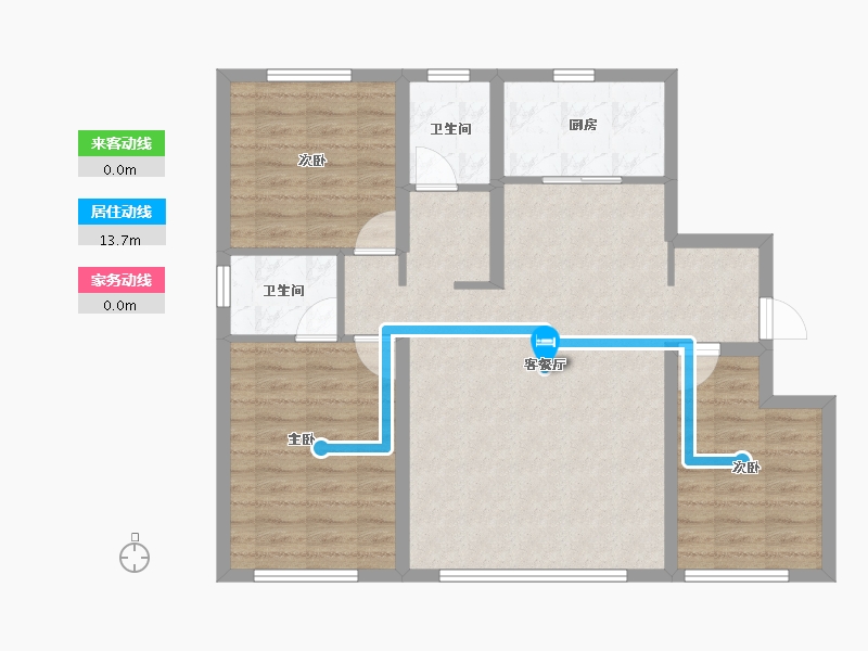 河北省-石家庄市-保利·锦上-86.18-户型库-动静线