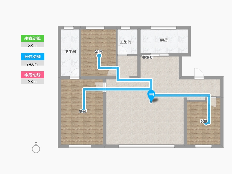 河北省-石家庄市-保利·锦上-105.60-户型库-动静线