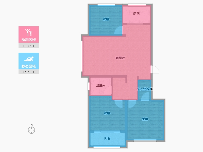 山东省-聊城市-当代卢卡庄园-79.00-户型库-动静分区