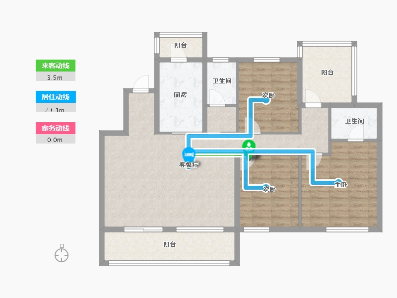 湖北省-宜昌市-联投玖玺台-108.00-户型库-动静线