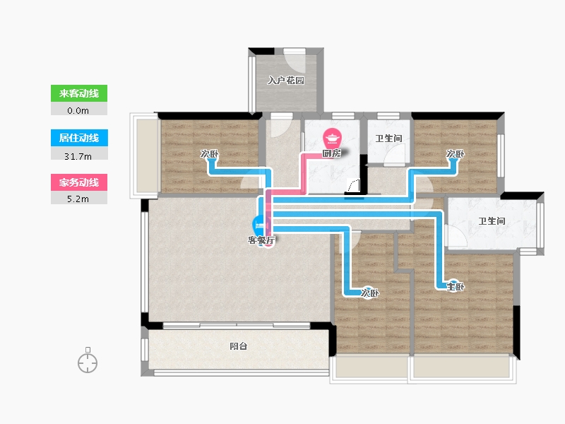 广东省-广州市-五矿招商江天际-107.46-户型库-动静线