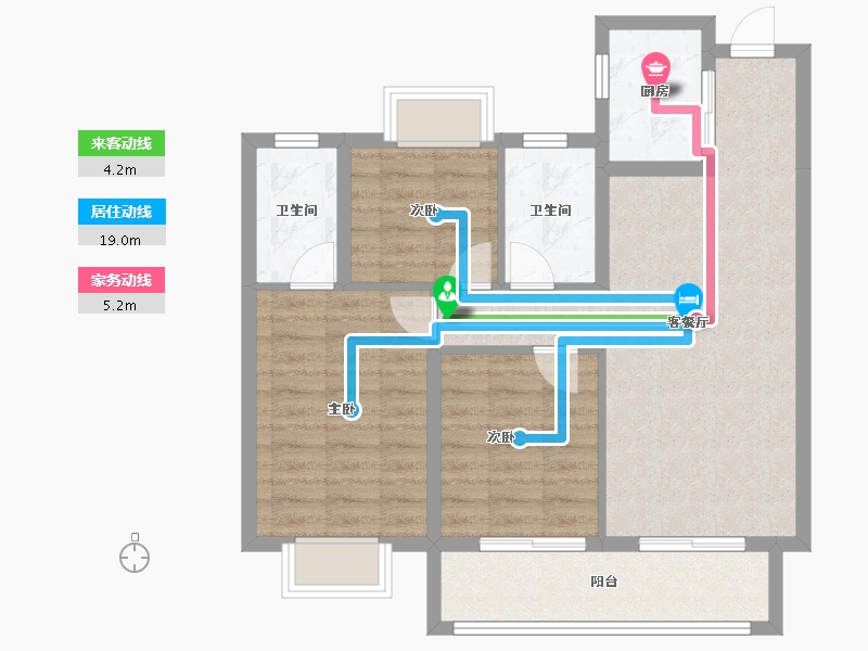 湖北省-宜昌市-联投玖玺台-77.97-户型库-动静线