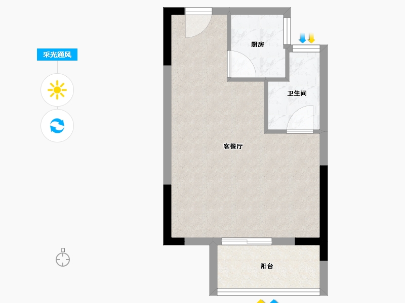 四川省-眉山市-黄龙溪谷-41.20-户型库-采光通风