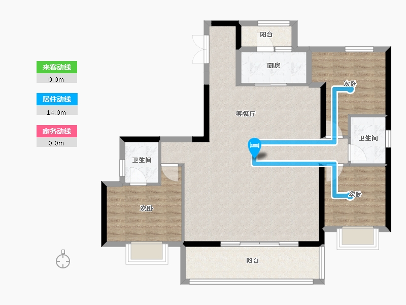 四川省-眉山市-黄龙溪谷-102.39-户型库-动静线