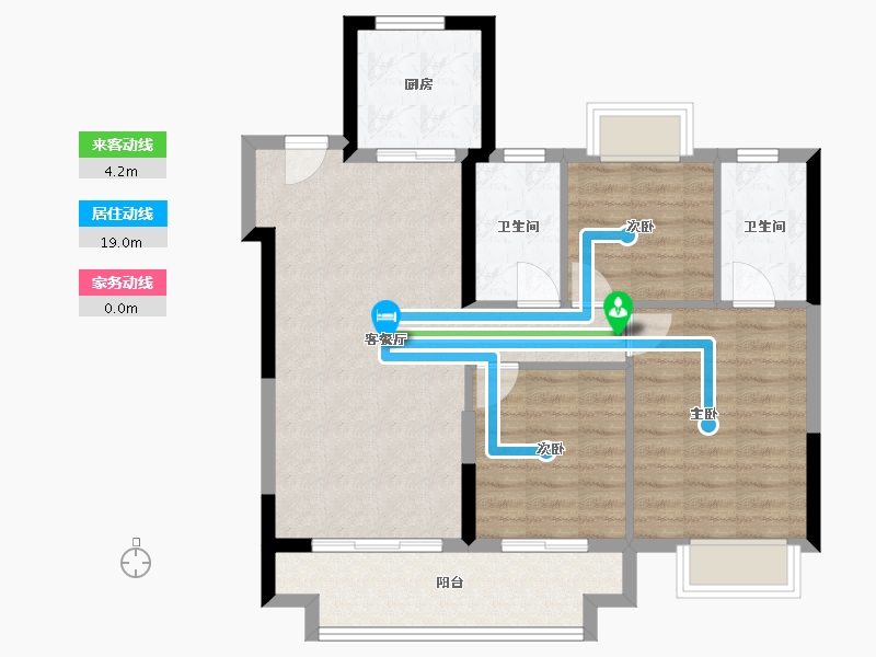 福建省-南平市-建发·叁里云庐-81.67-户型库-动静线