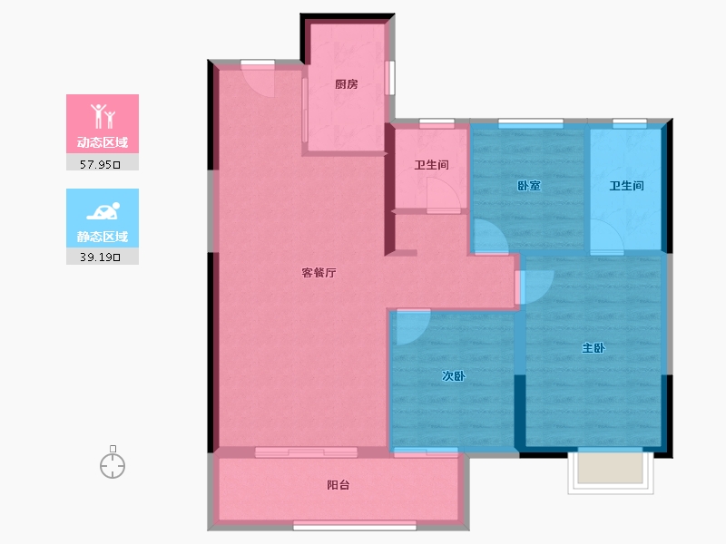 江西省-吉安市-红星九颂时代城-88.00-户型库-动静分区