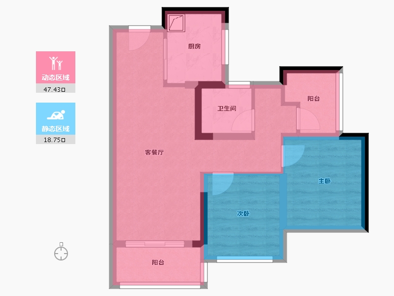 广东省-广州市-远洋天成-57.60-户型库-动静分区