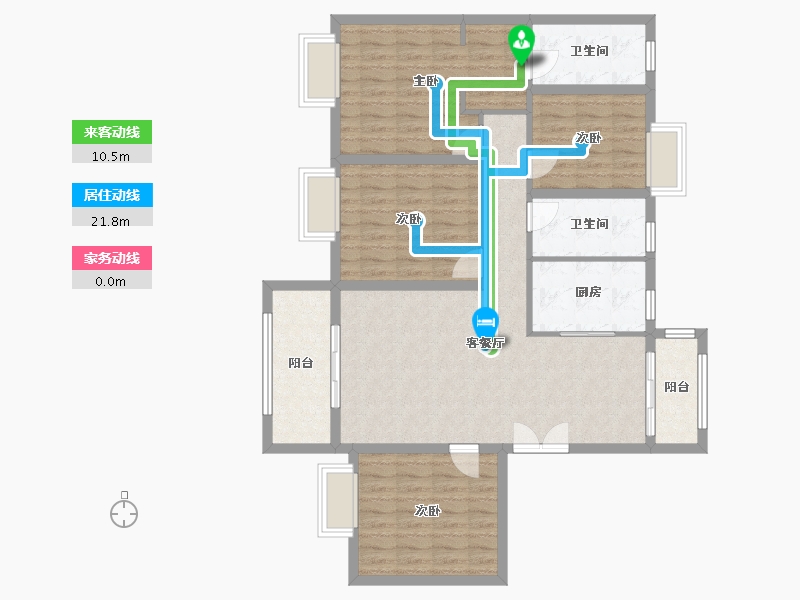 江西省-吉安市-滨江·翡翠学府-112.29-户型库-动静线