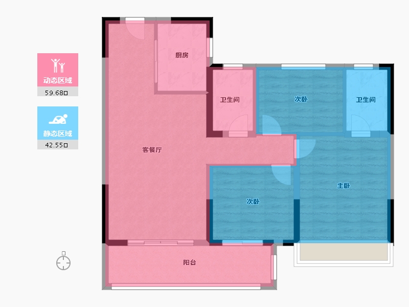 河南省-平顶山市-鲁山建业江山汇-92.01-户型库-动静分区