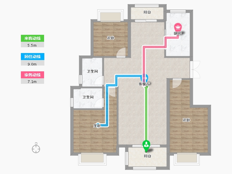 江西省-景德镇市-龙景国际-112.92-户型库-动静线