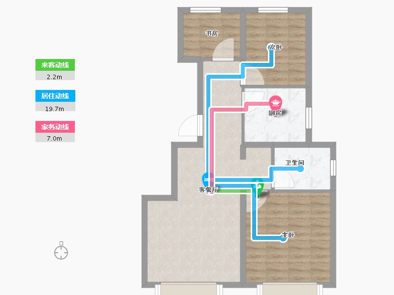 天津-天津市-中建锦绣丽城当红Pro-68.00-户型库-动静线