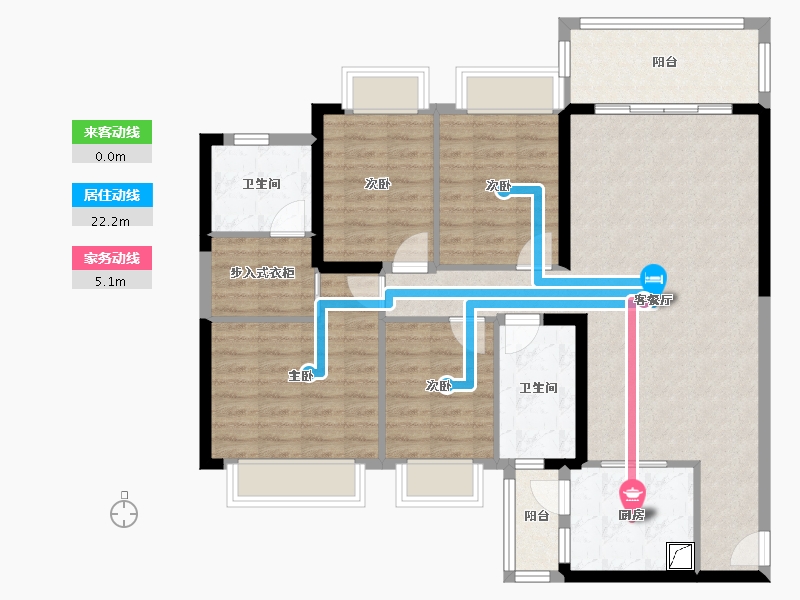 广东省-河源市-河源恒大雅苑-109.00-户型库-动静线