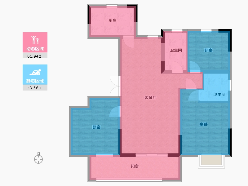 江西省-赣州市-佳和红旗大道首府-98.00-户型库-动静分区