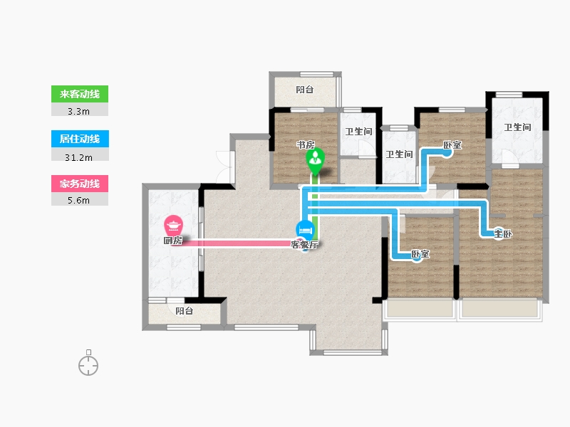 四川省-成都市-建发央玺-170.00-户型库-动静线