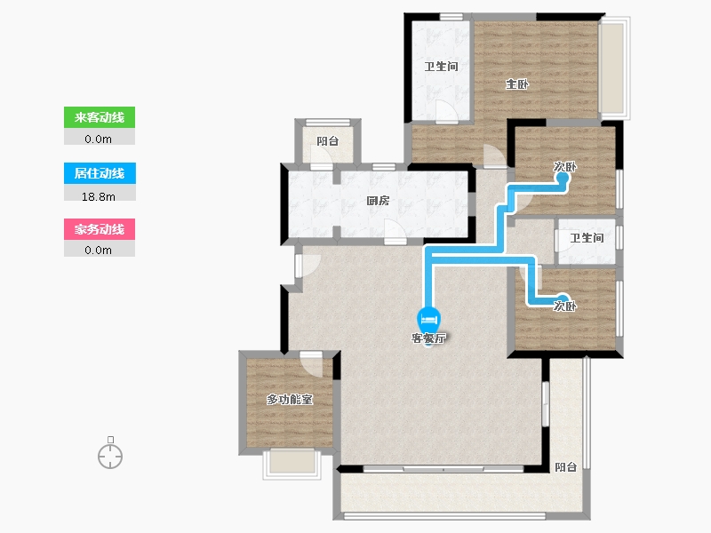 四川省-成都市-首钢璟辰里-154.00-户型库-动静线