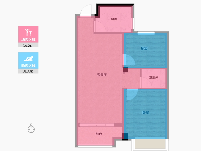 浙江省-杭州市-棠颂大院-51.89-户型库-动静分区