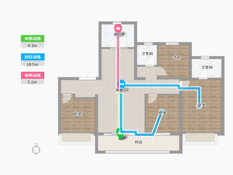 山东省-济南市-银丰御玺-112.80-户型库-动静线