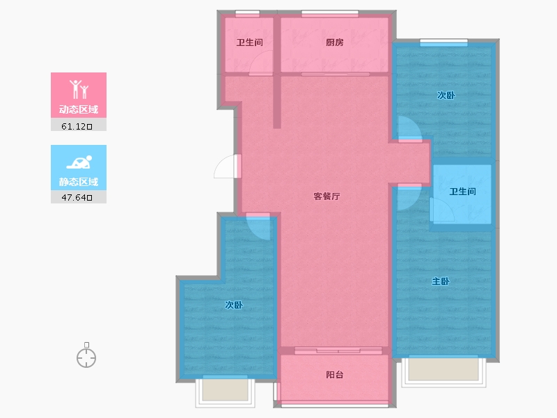 山东省-聊城市-阳谷贵和园小区-97.20-户型库-动静分区